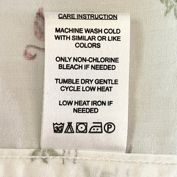 Denim & Flower Short Sleeve Button Up Shirt Mens LARGE Flamingo Palm Trees Print - Picture 10 of 10